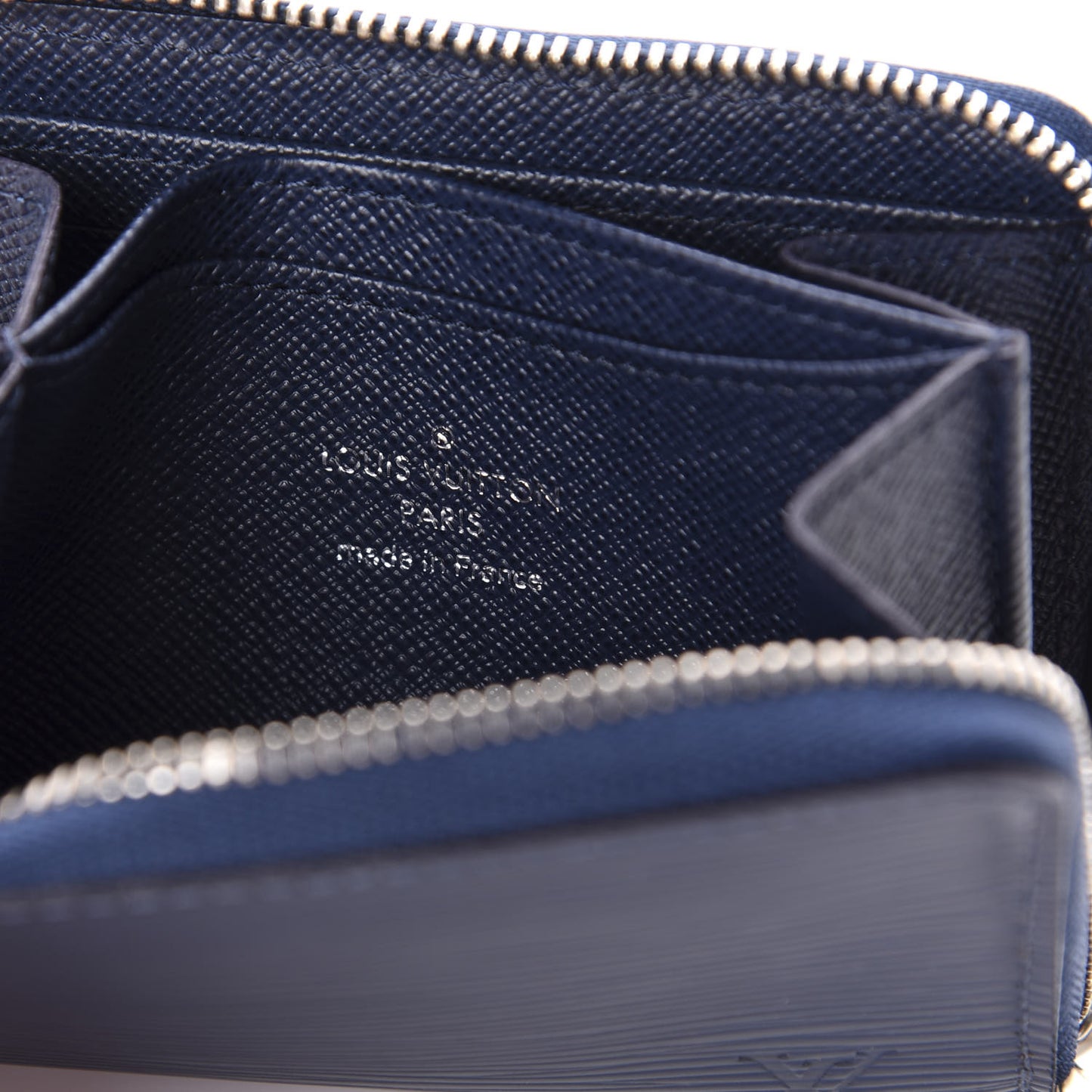 Epi Zippy Coin Purse Saphir