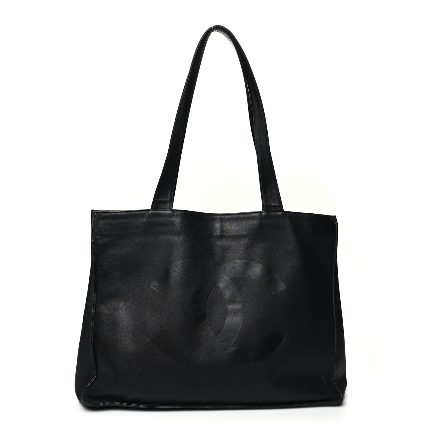 Calfskin CC Tote Black