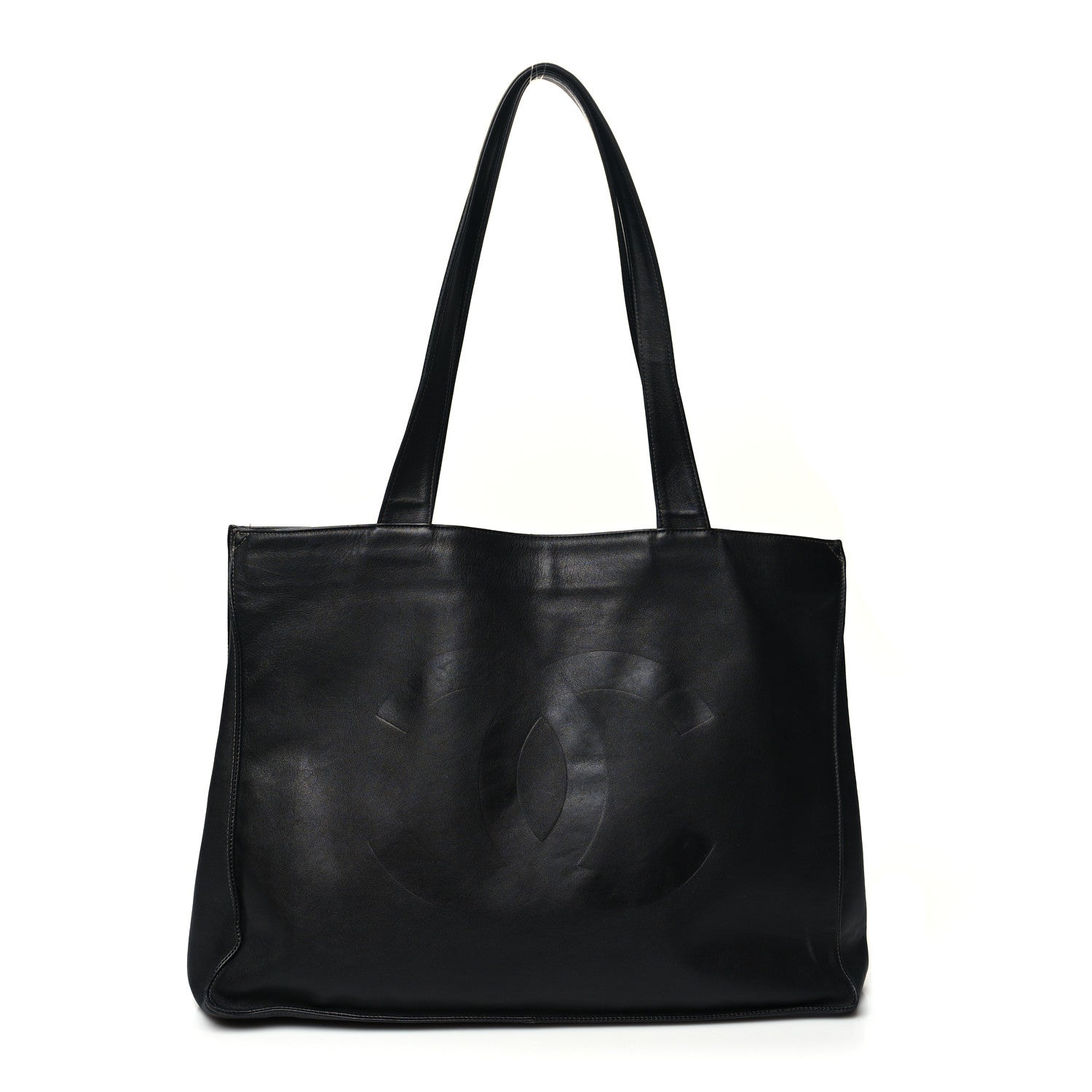 Chanel Calfskin CC Tote Black 1 of 20