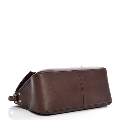 Fendi Vitello Flamingo Enamel Big Forever Mama Baguette Brown 4 of 9