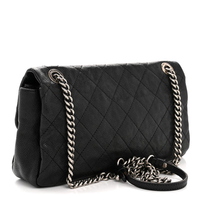 Chanel Caviar Quilted Medium Simply CC Flap Black 3 of 15