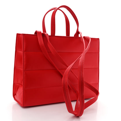 Telfar Nylon Medium Puff Shopping Bag Red 3 of 9