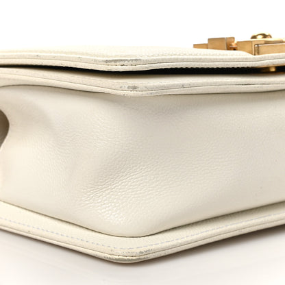 Chanel Caviar Quilted Small Boy Flap White 9 of 13