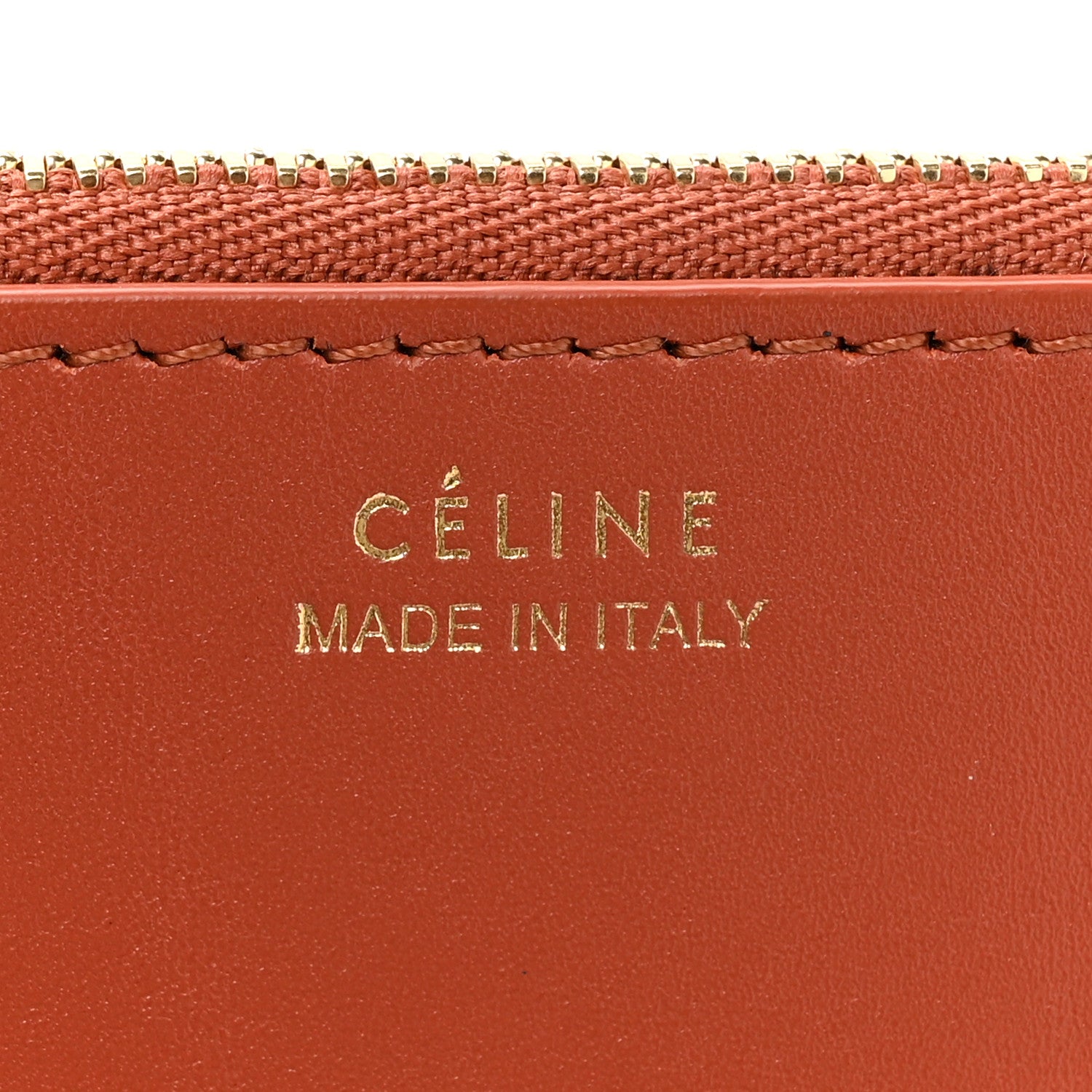 Celine Smooth Calfskin Felt Zebra Printed Oversized Twisted Cabas Chalk Brick 8 of 14