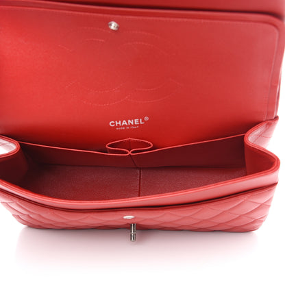 Chanel Lambskin Quilted Jumbo Double Flap Red 4 of 11