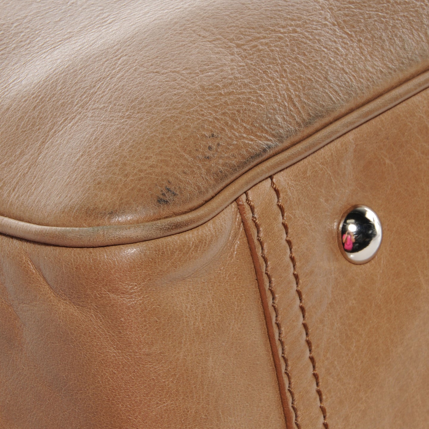 Calfskin Y Bowler Camel