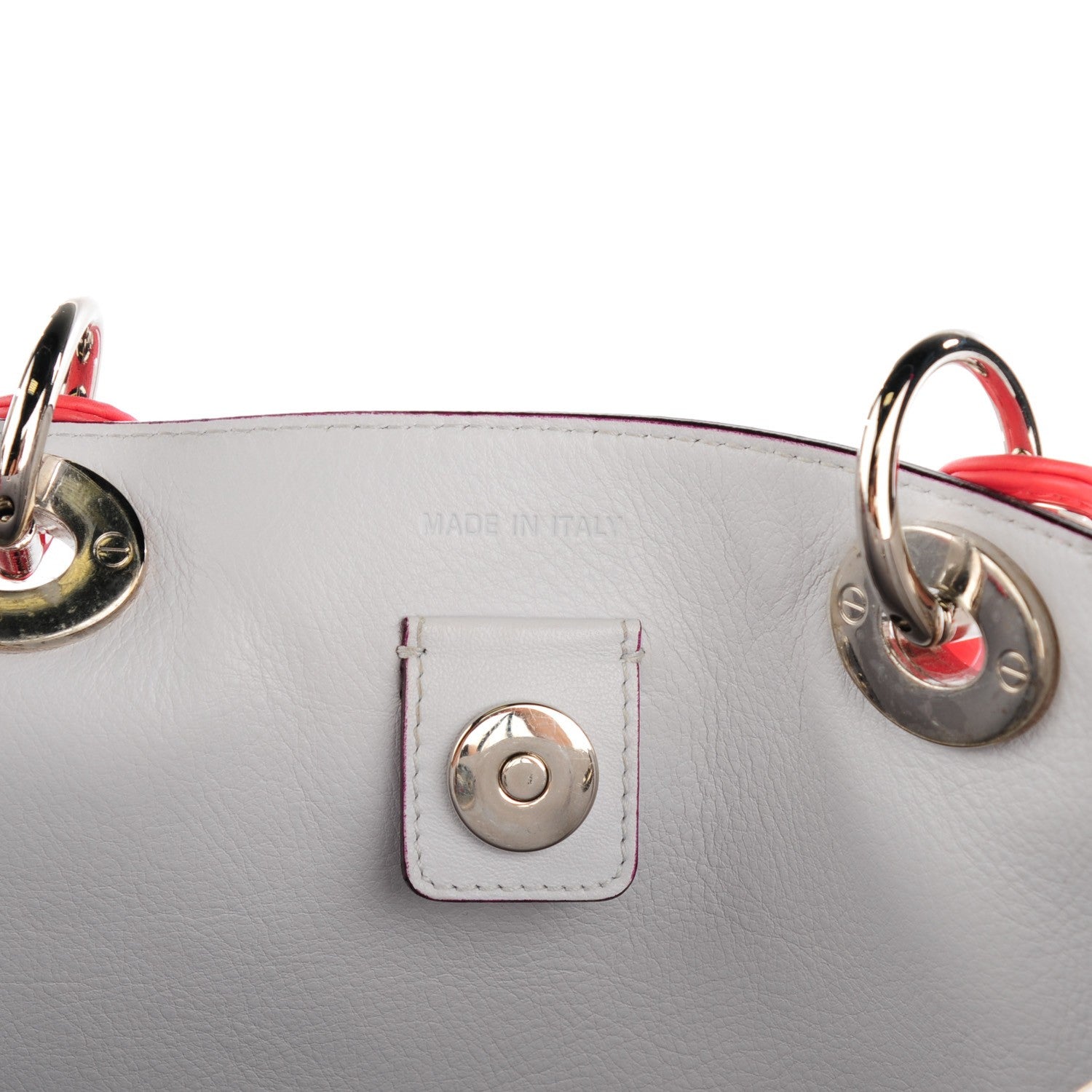 Christian Dior Calfskin Medium Diorissimo Bag Pink 9 of 10