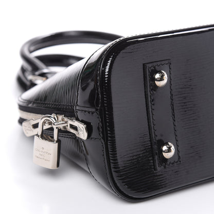 Louis Vuitton Epi Electric Alma BB Black 7 of 9