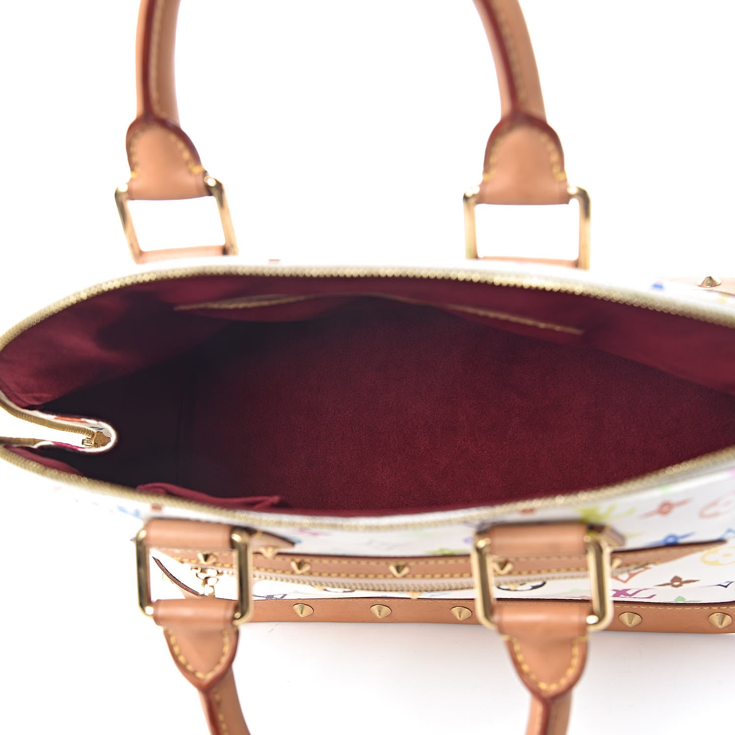 Louis Vuitton Monogram Multicolor Alma White 5 of 11