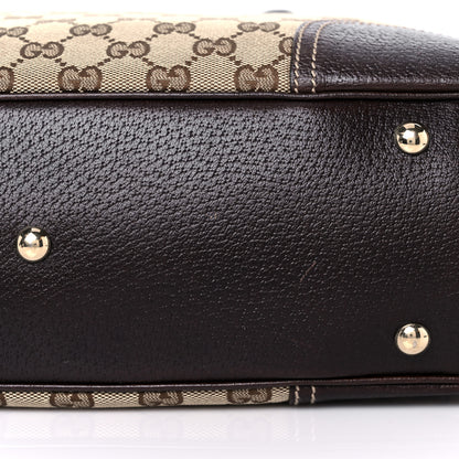 Gucci Monogram Medium Princy Tote Dark Brown 14 of 14