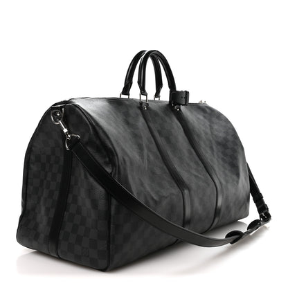 Louis Vuitton Damier Graphite Keepall Bandouliere 55 2 of 10