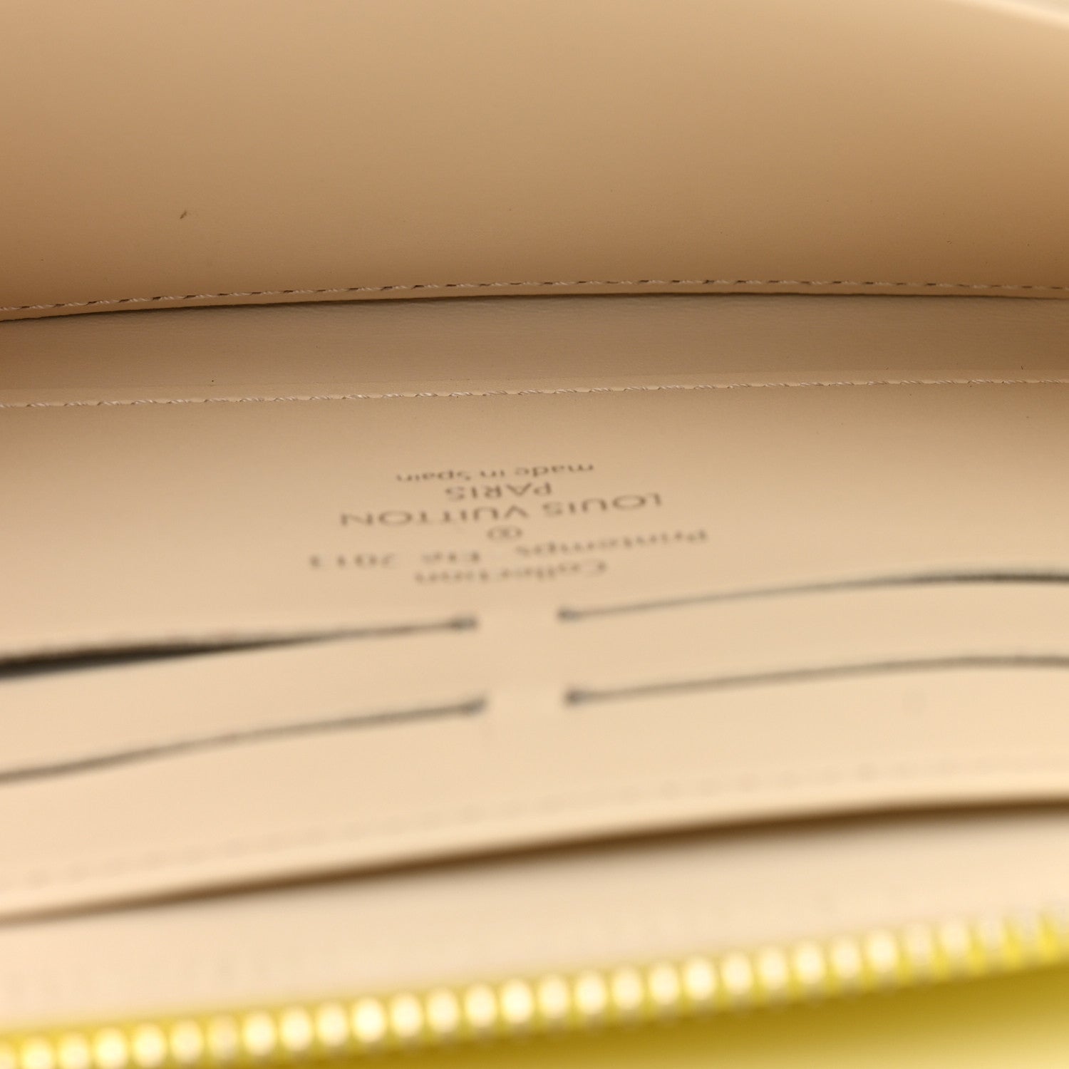 Louis Vuitton Damier Facette Zippy Wallet Yellow 6 of 11
