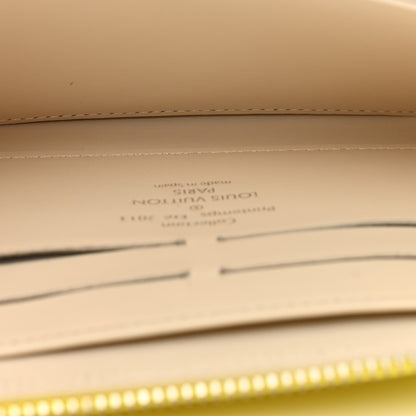 Louis Vuitton Damier Facette Zippy Wallet Yellow 6 of 11
