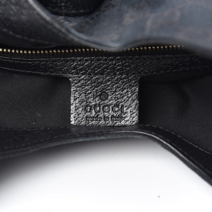Gucci Monogram Calfskin Large Bardot Tote Black 6 of 24