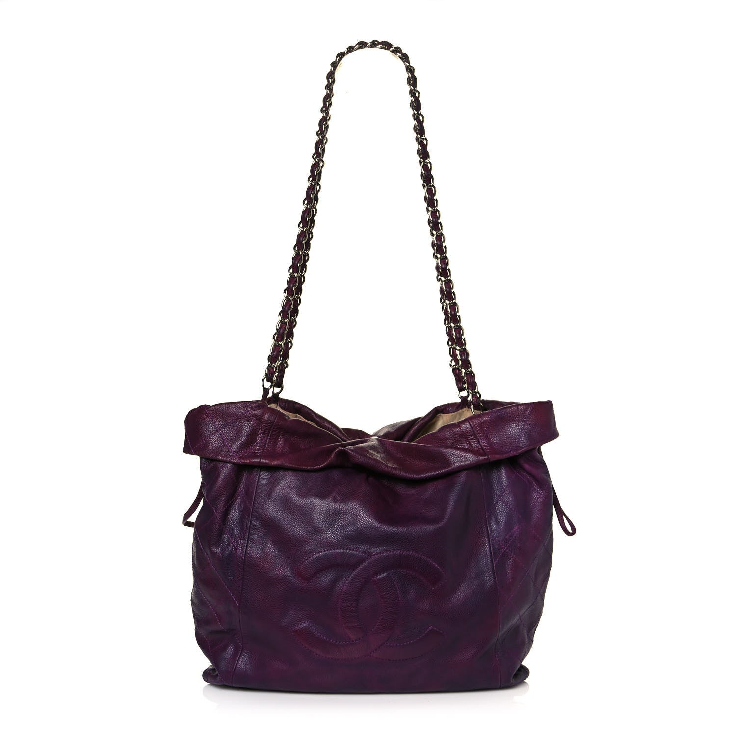 Chanel Caviar 31 Drawstring Tote Burgundy 1 of 21