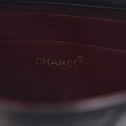 Chanel Lambskin Quilted XL Jumbo Single Flap Black 16 of 19