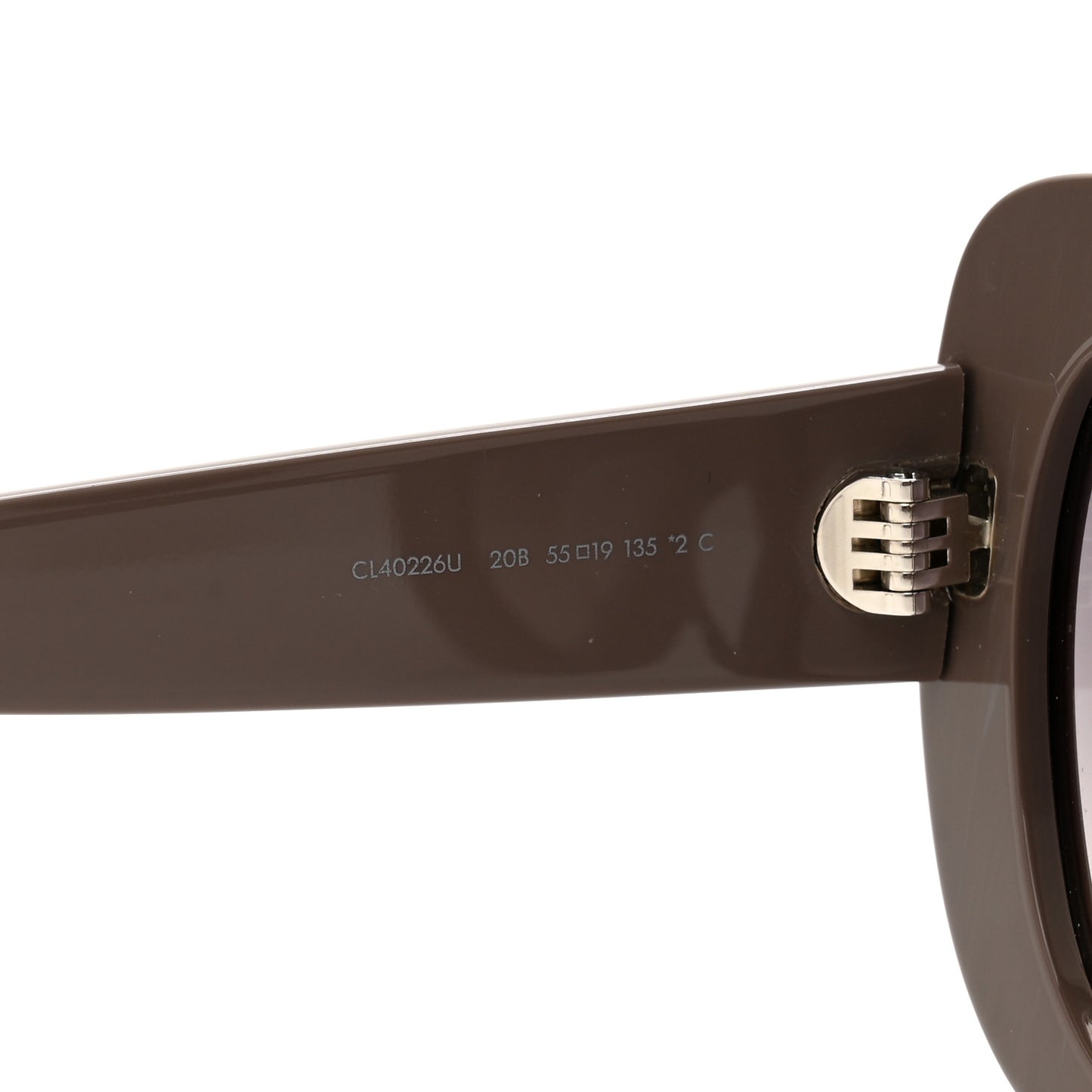 Acetate Triomphe 01 Square Sunglasses CL 40226U Grey