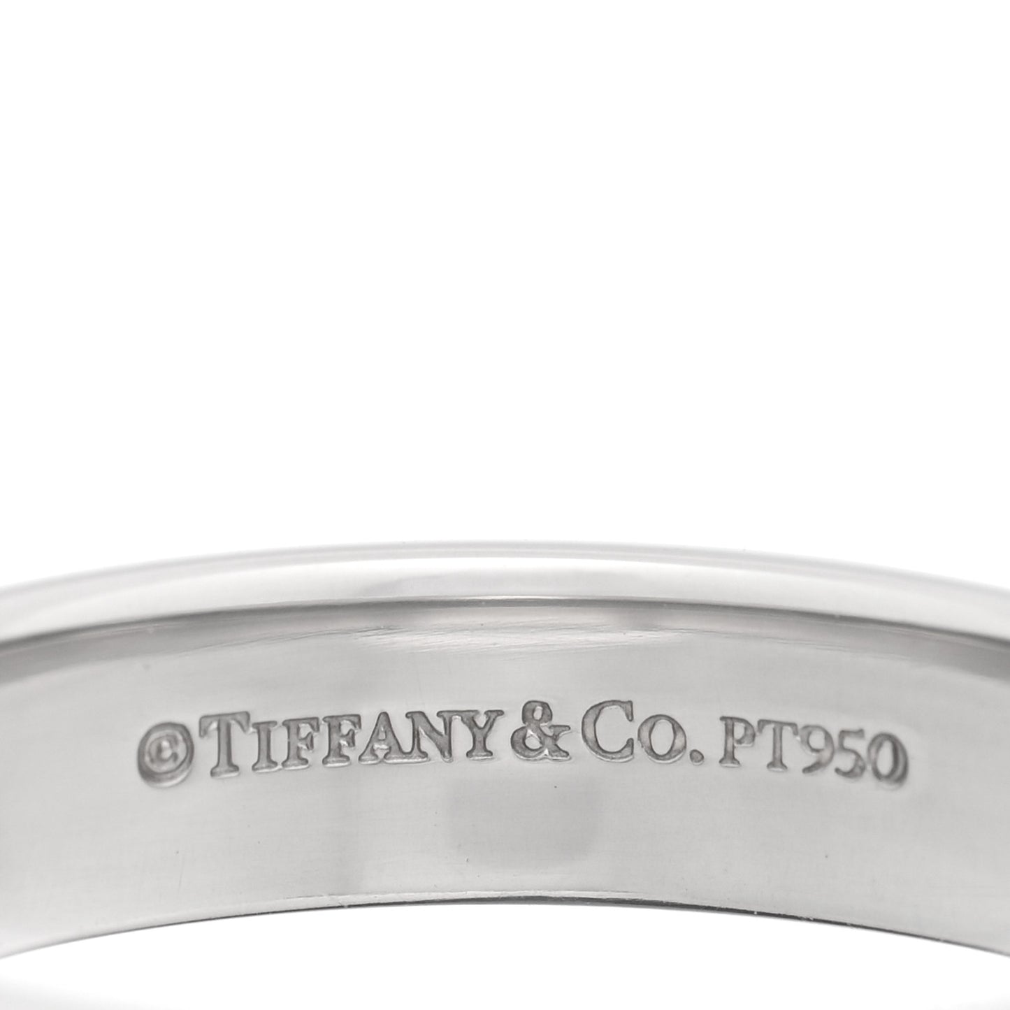 Platinum 4.5mm Forever Wedding Band Ring 57 8