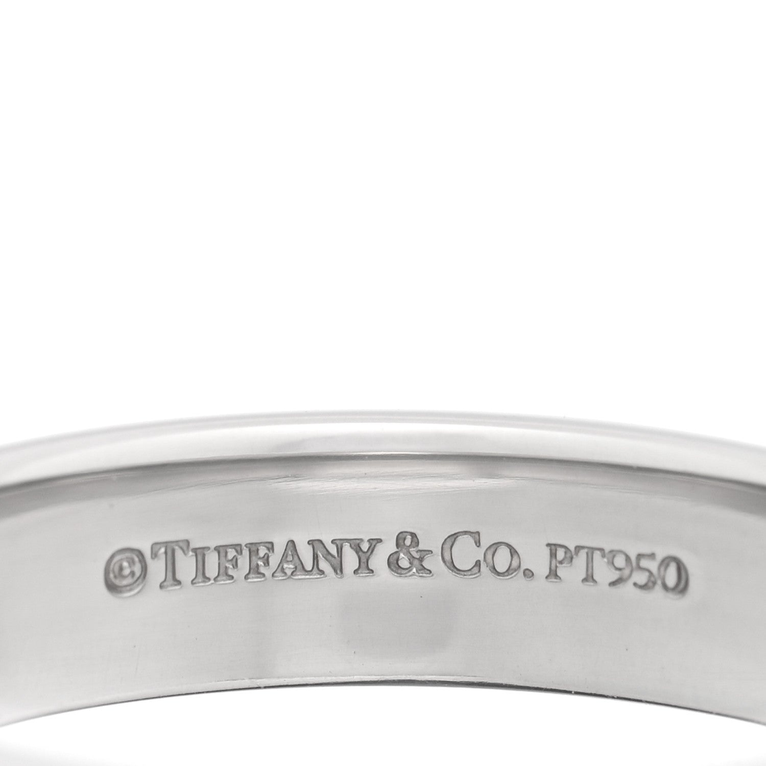 Tiffany Platinum 4.5mm Forever Wedding Band Ring 57 8 4 of 4