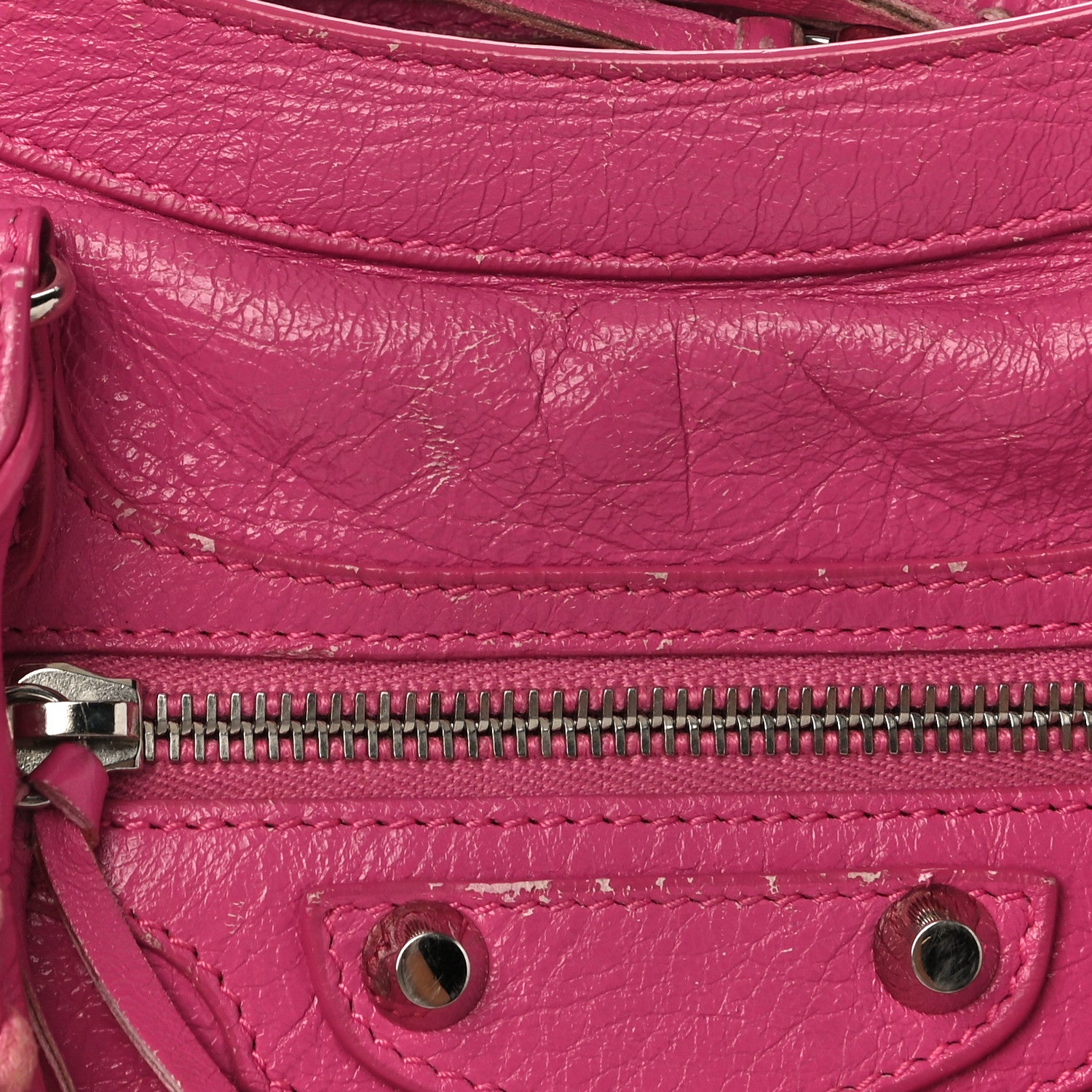 Balenciaga Agneau Classic Silver Hardware S City Rose Flamingo 17 of 18