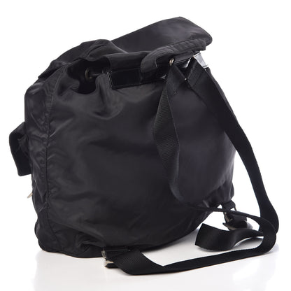 Prada Nylon Vela Medium Backpack Black 3 of 12