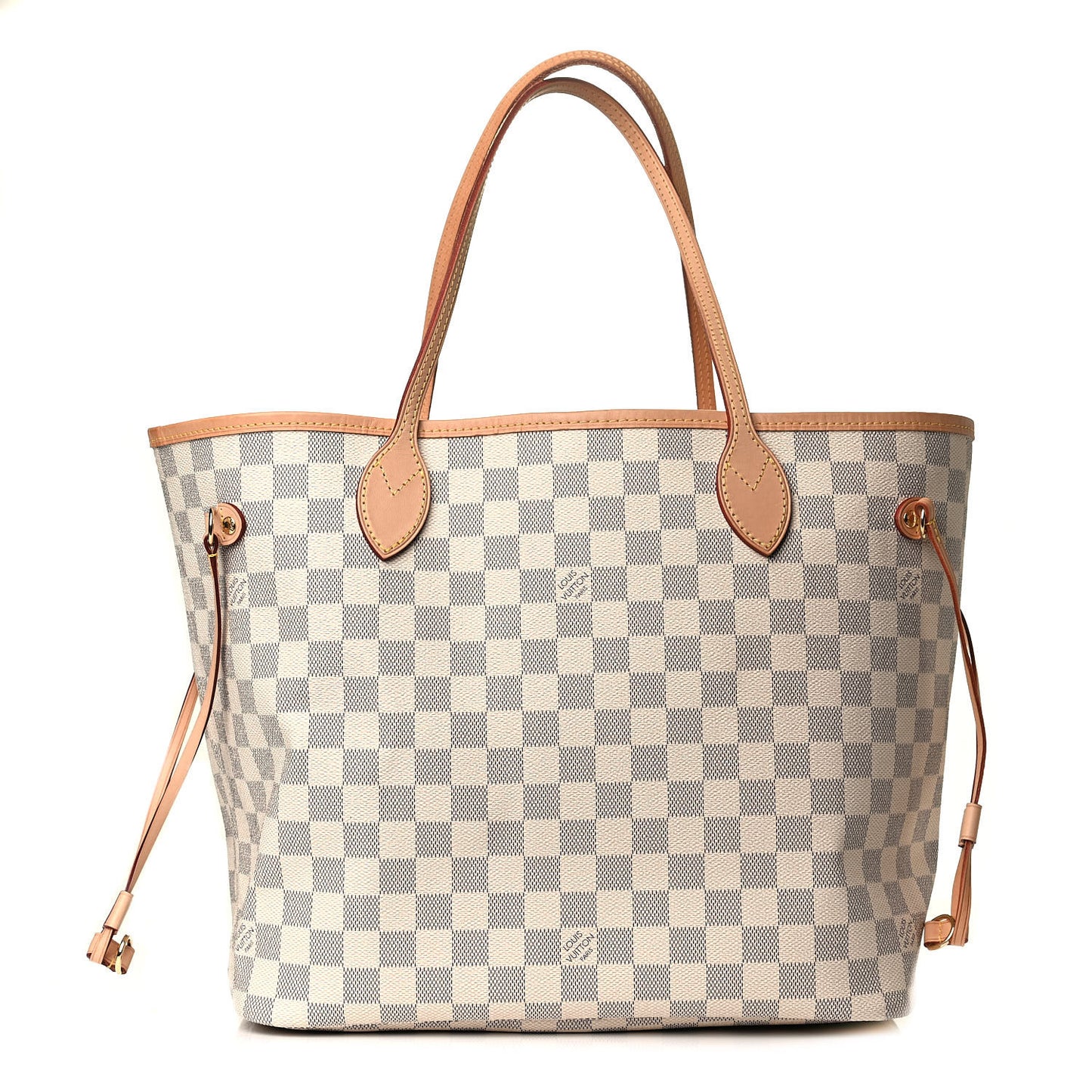 Damier Azur Neo Neverfull MM Rose Ballerine