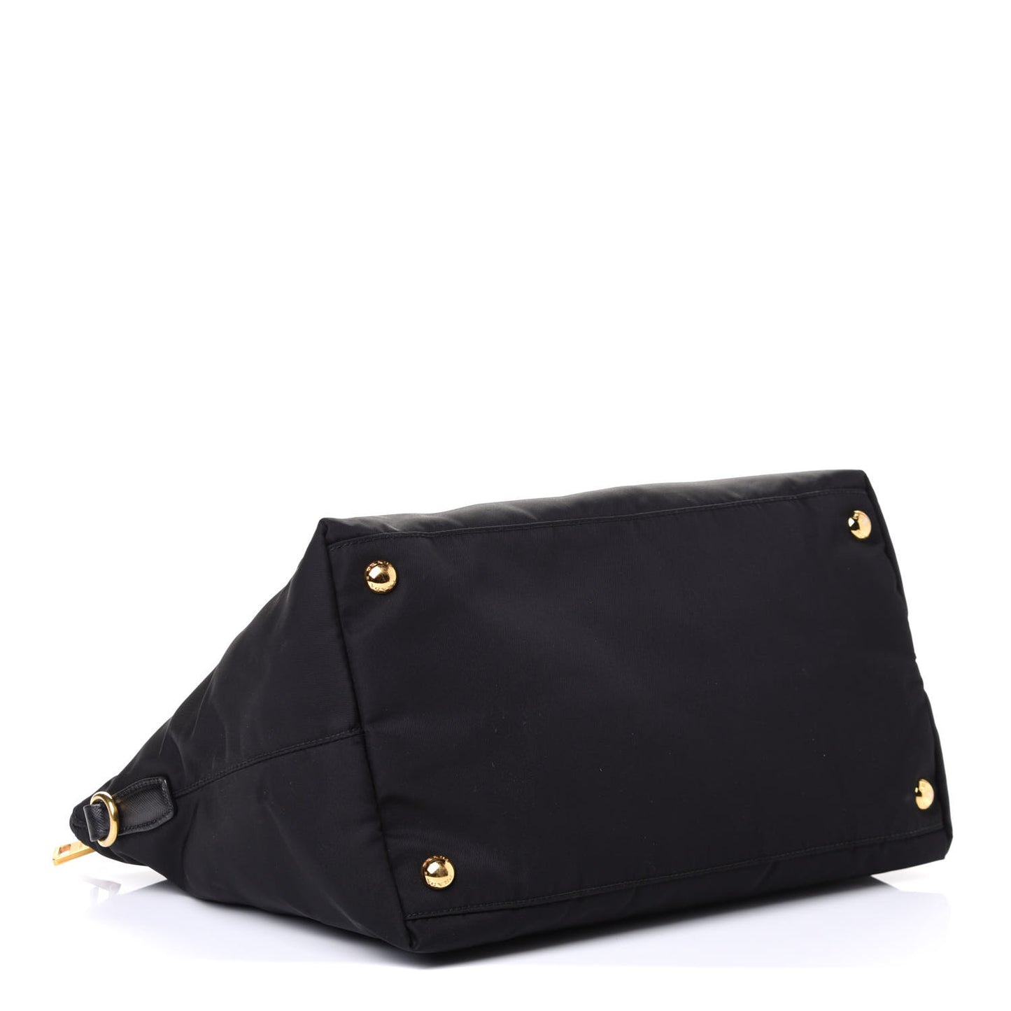 Tessuto Nylon Saffiano Tote Black