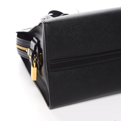Prada Saffiano City Calfskin Esplanade Tote Black 8 of 10