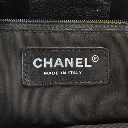 Chanel Caviar Cerf Executive Shopper Tote Dark Brown 8 of 12