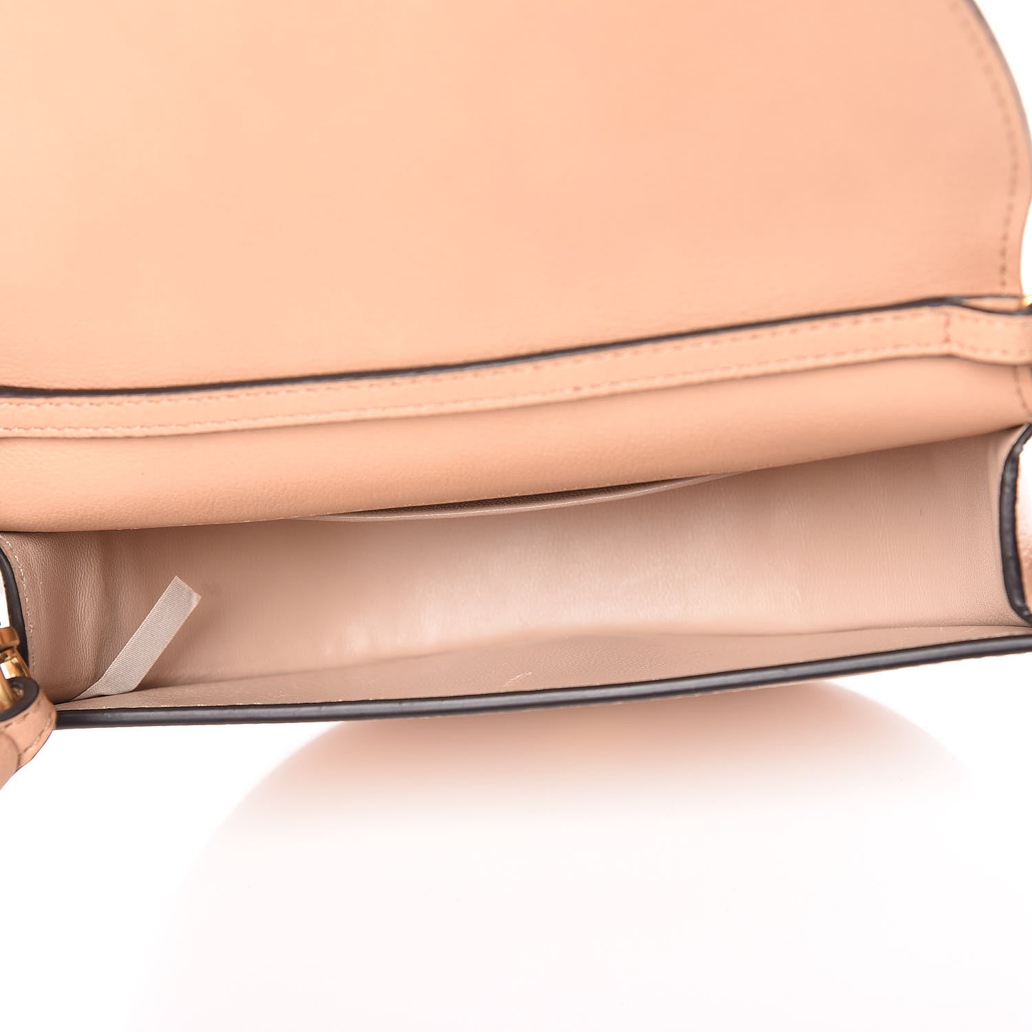 Chloe Suede Calfskin Constellation Studded Small Nile Bracelet Minaudiere Bag Blush Nude 7 of 10