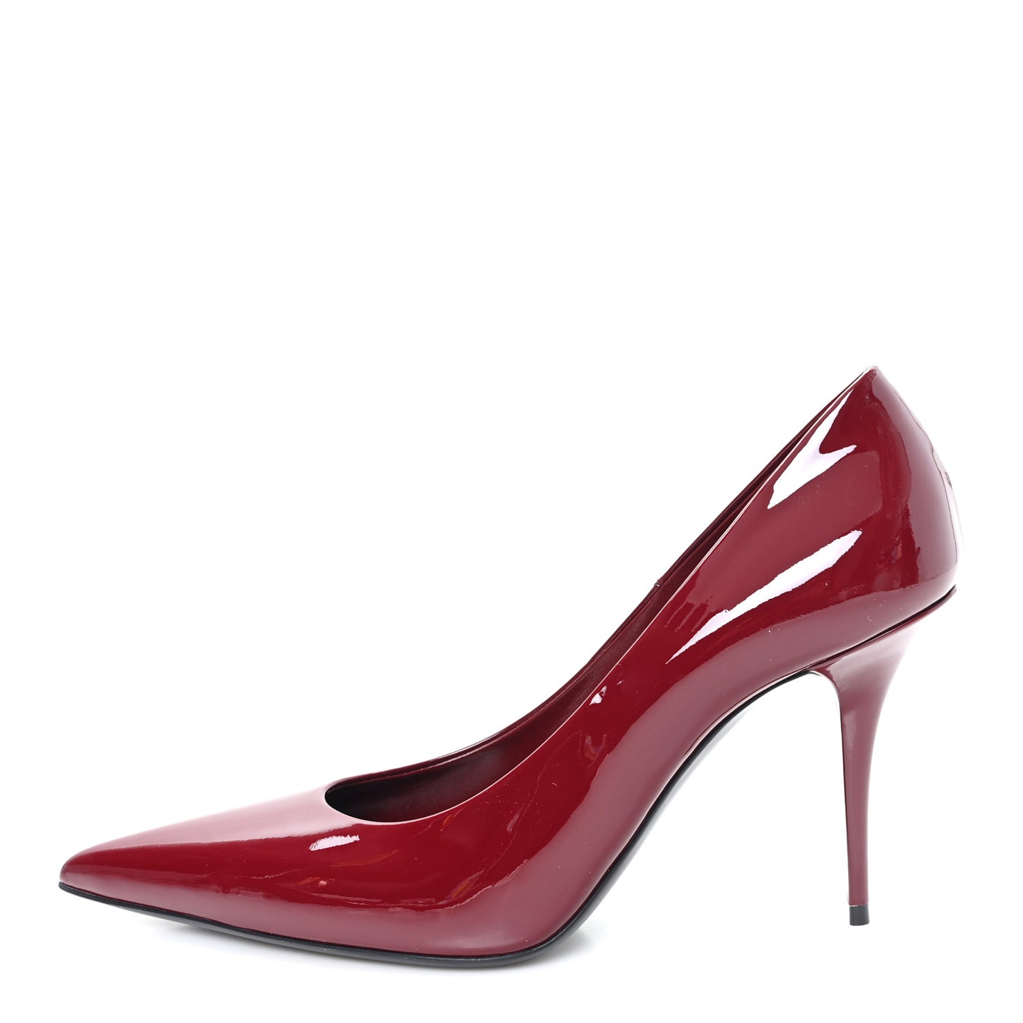 Vernice Seta Soft Norma 90 Pumps 38 Grenat