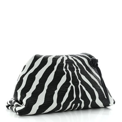 Bottega Veneta Nappa BV Trine Clutch Zebra 3 of 10
