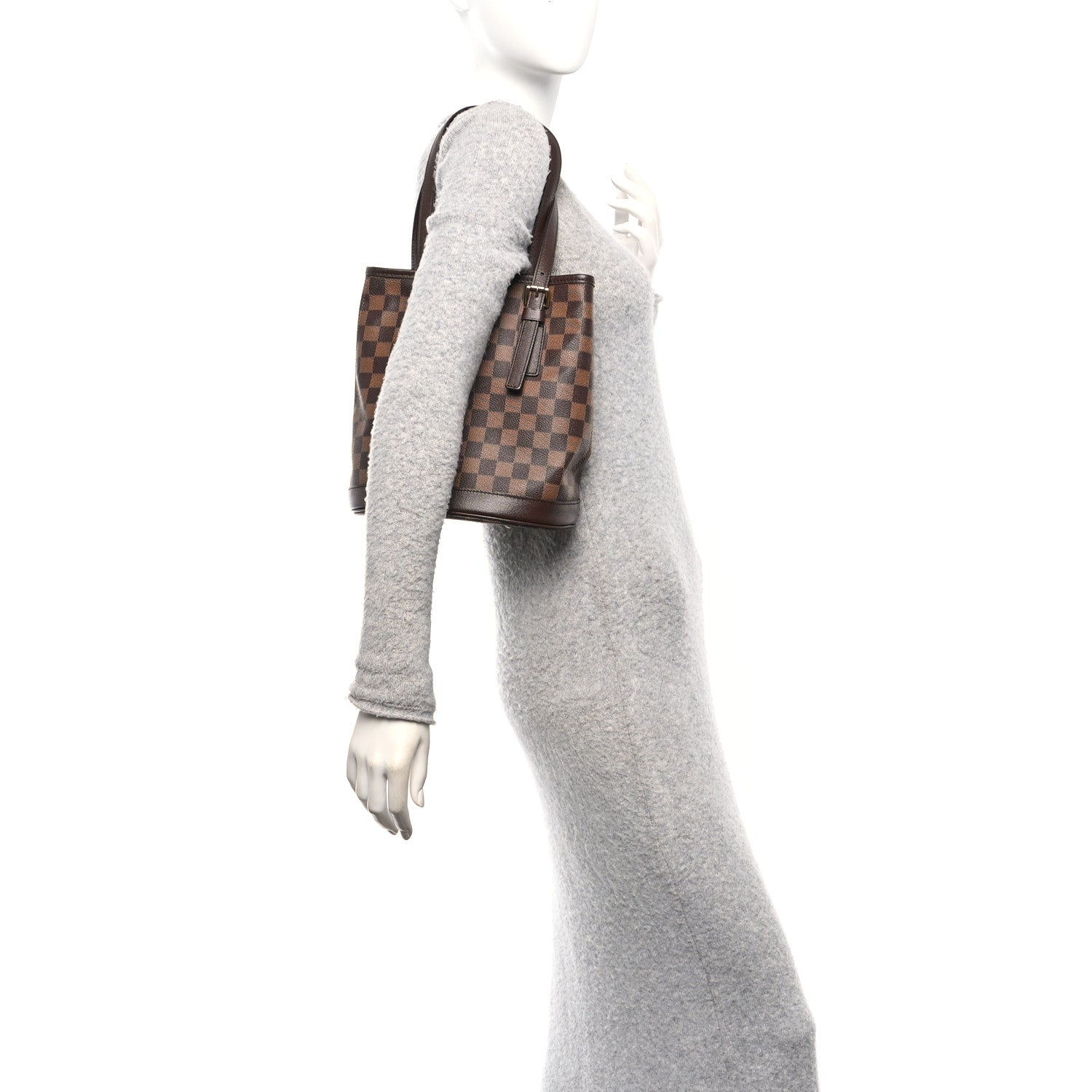 Louis Vuitton Damier Ebene Marais Bucket 23 2 of 9