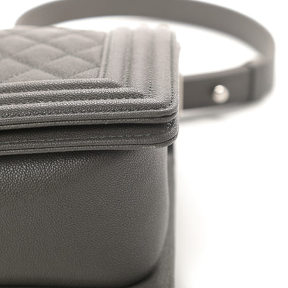 Chanel Caviar Quilted Medium Boy Flap Grey 11 of 13