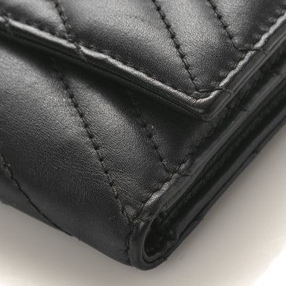 Gucci Calfskin Matelasse GG Marmont Wallet Black 8 of 8