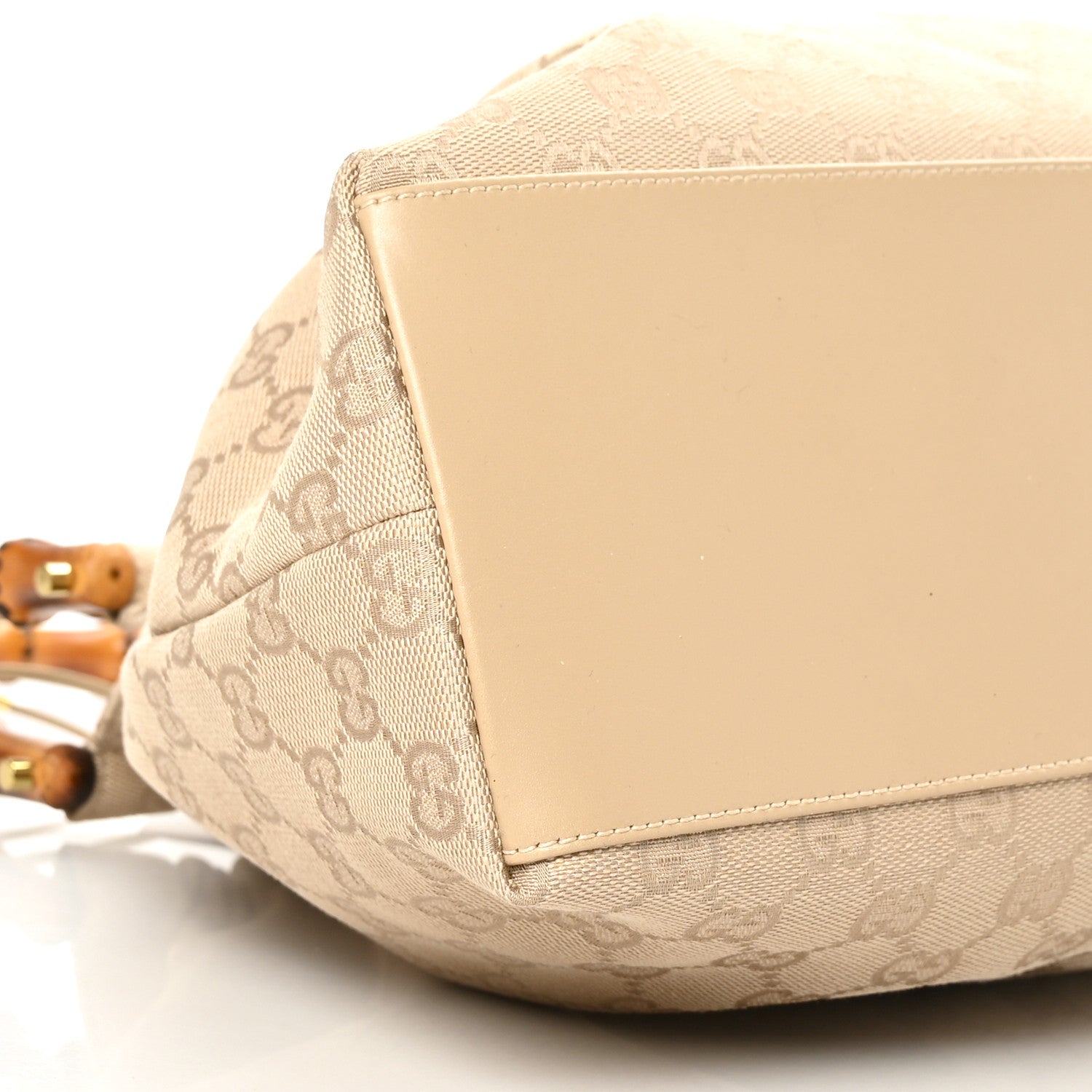 Gucci Monogram Bamboo Top Handle Bag 9 of 9