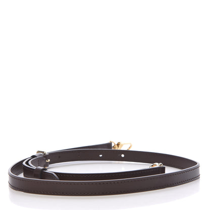 Louis Vuitton Calfskin 16mm Adjustable Shoulder Strap Brown 2 of 5