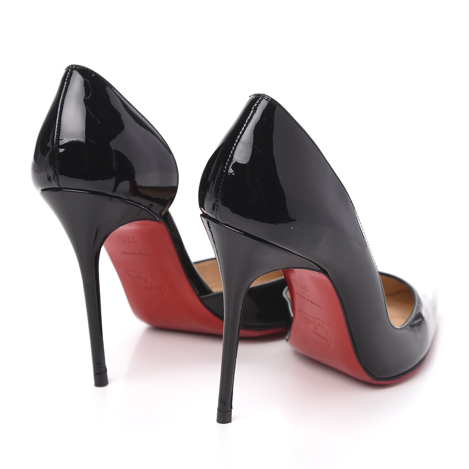 Christian Louboutin Patent Iriza 100 Pumps 37.5 Black 4 of 13