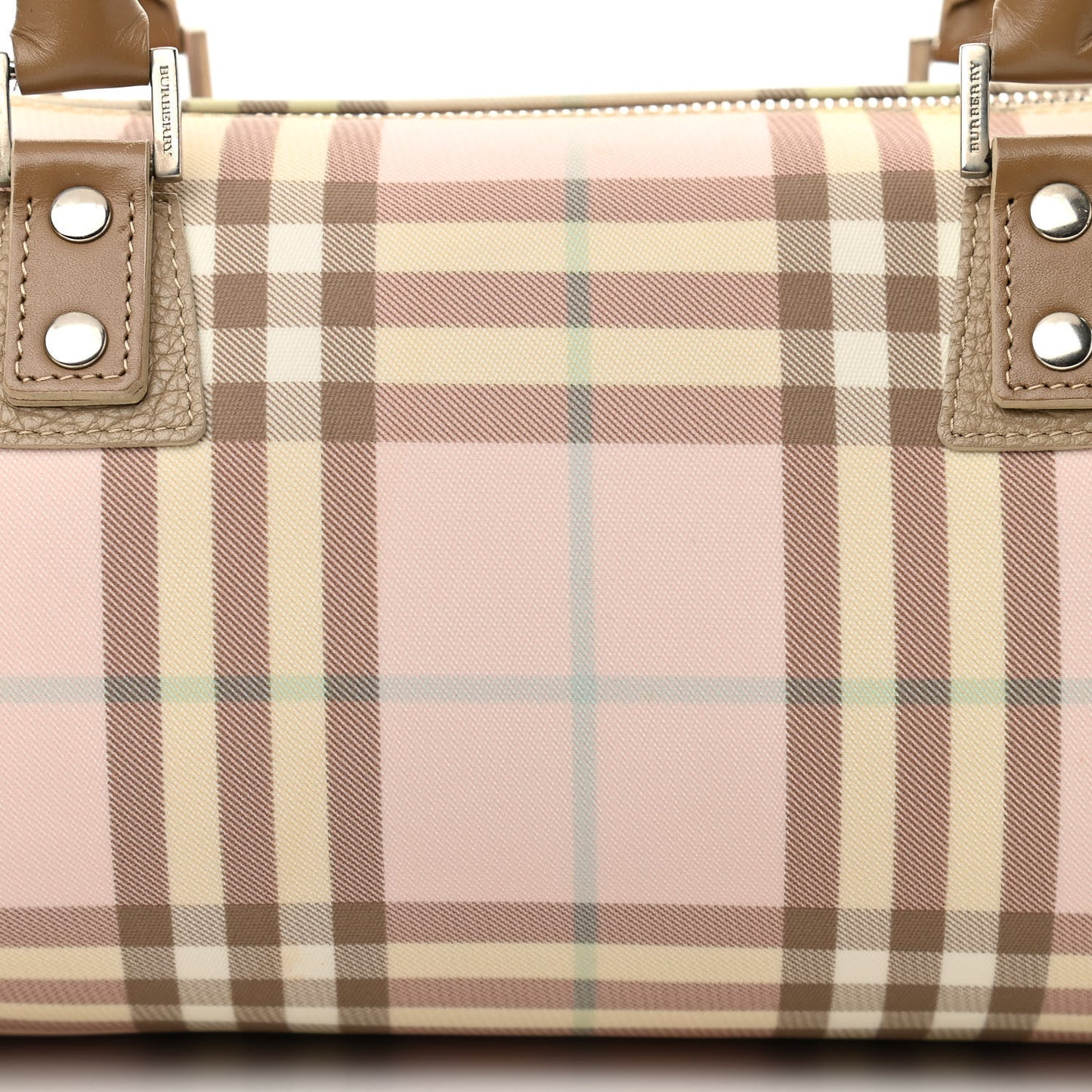 Candy Check Lola Barrel Shoulder Bag Pink