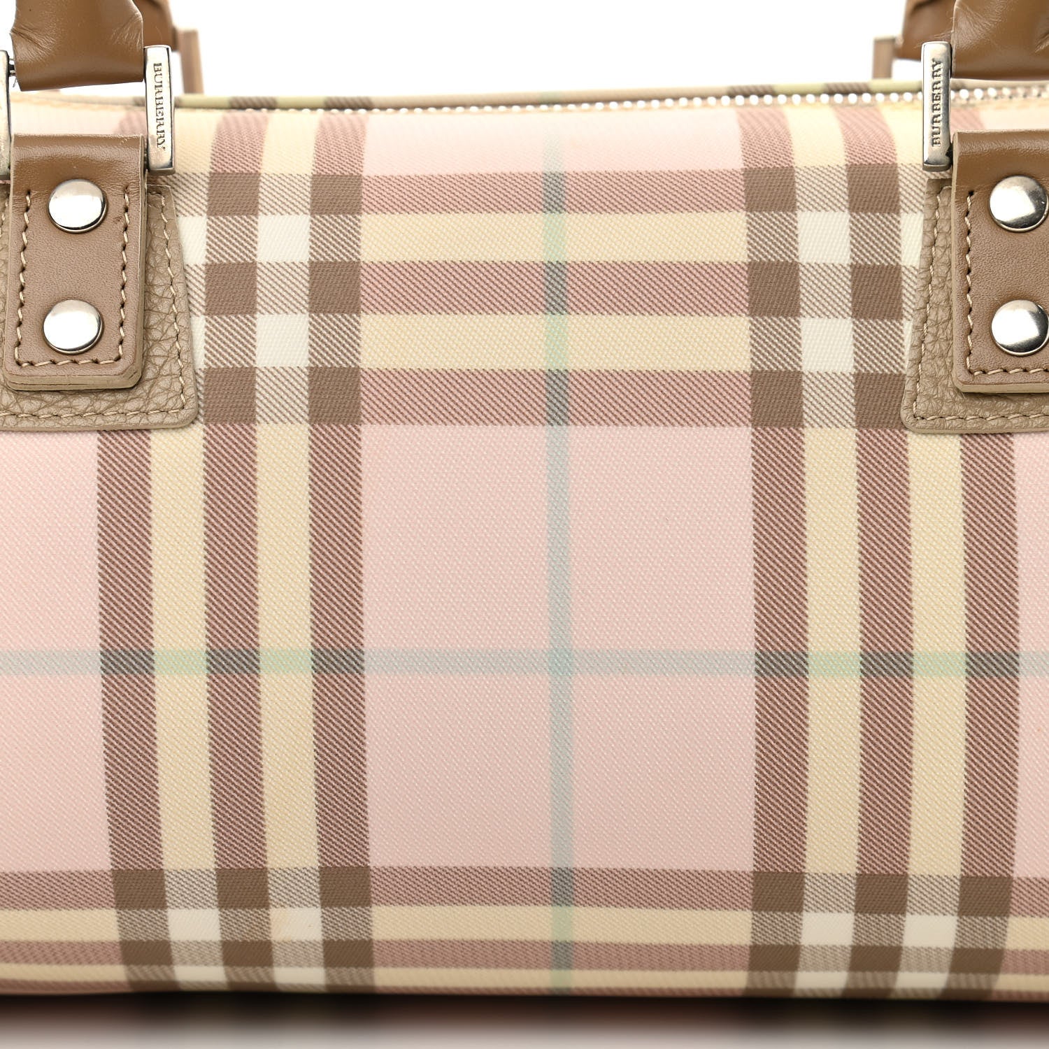 Burberry Candy Check Lola Barrel Shoulder Bag Pink 15 of 15