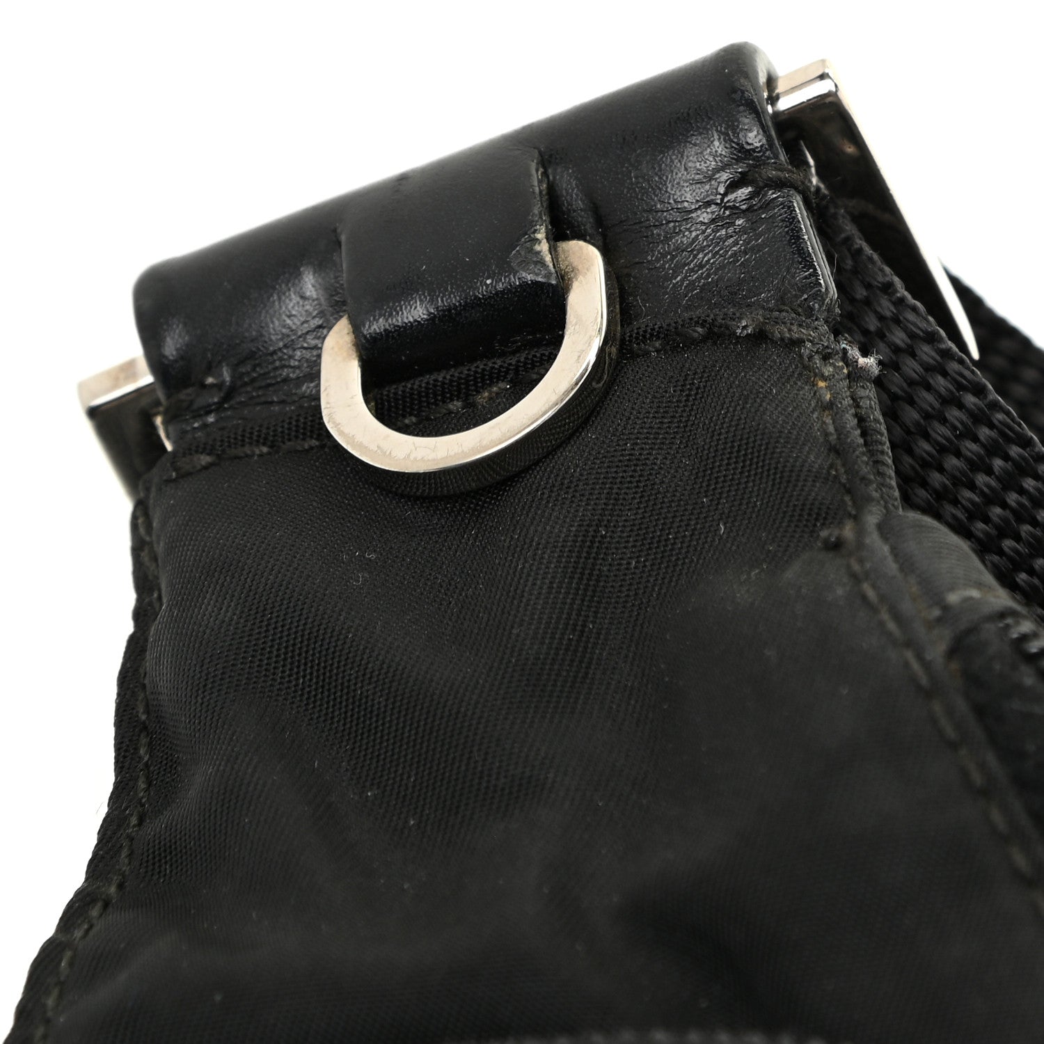 Prada Nylon Tessuto Vela Messenger Bag Black 10 of 15