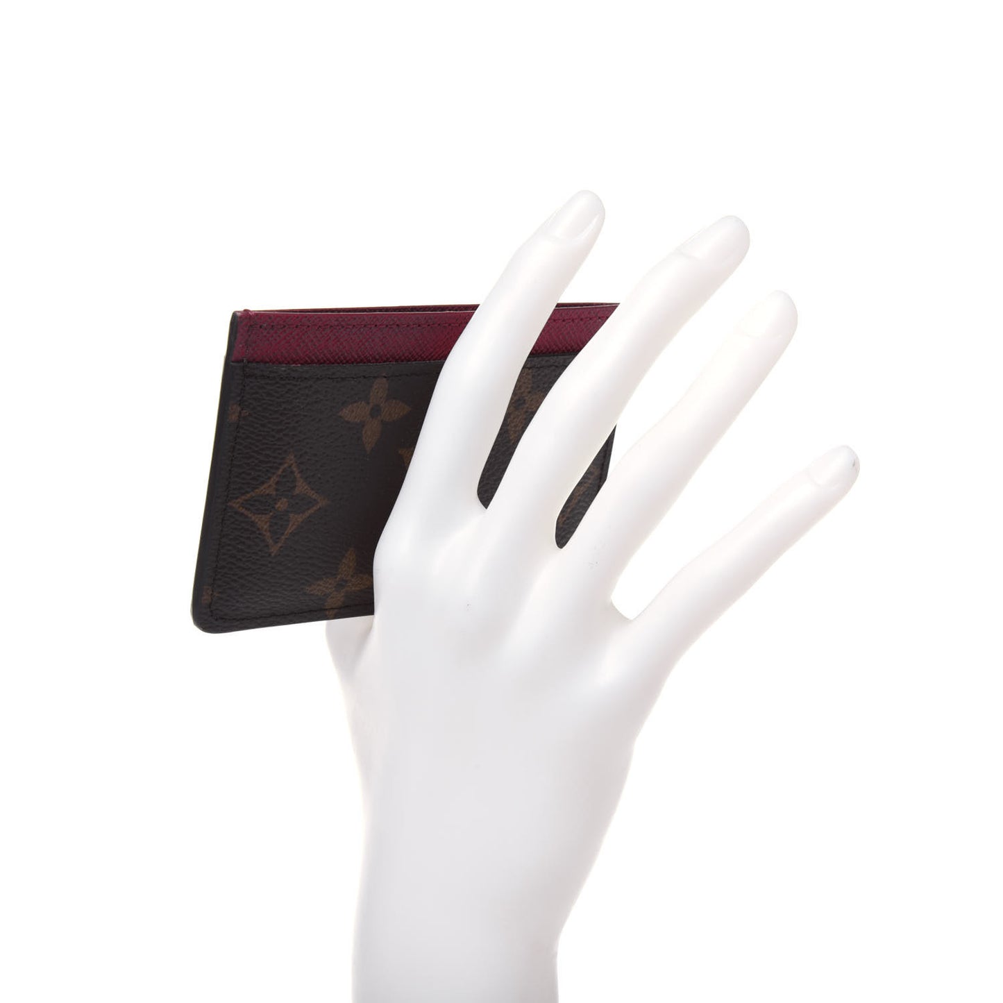 Monogram Card Holder Fuchsia
