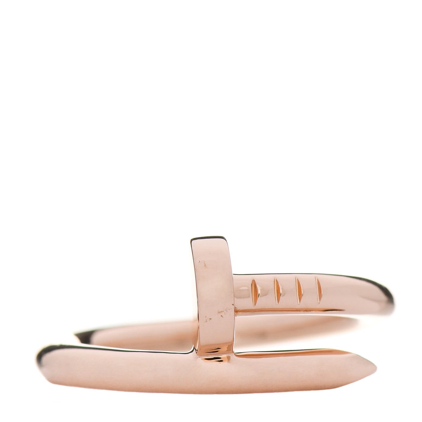 18K Pink Gold Juste Un Clou Ring 57 8