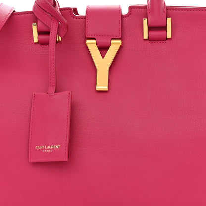 Saint Laurent Calfskin Small Classic Y Cabas Fuchsia 8 of 11