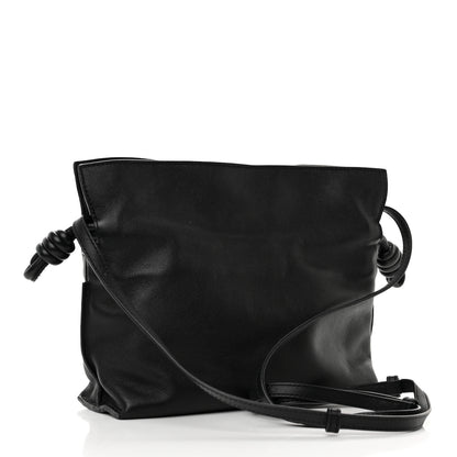 Loewe Calfskin Mini Flamenco Knot Clutch Black 3 of 13