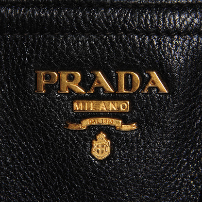 Prada Vitello Daino Tote Nero Black 6 of 8