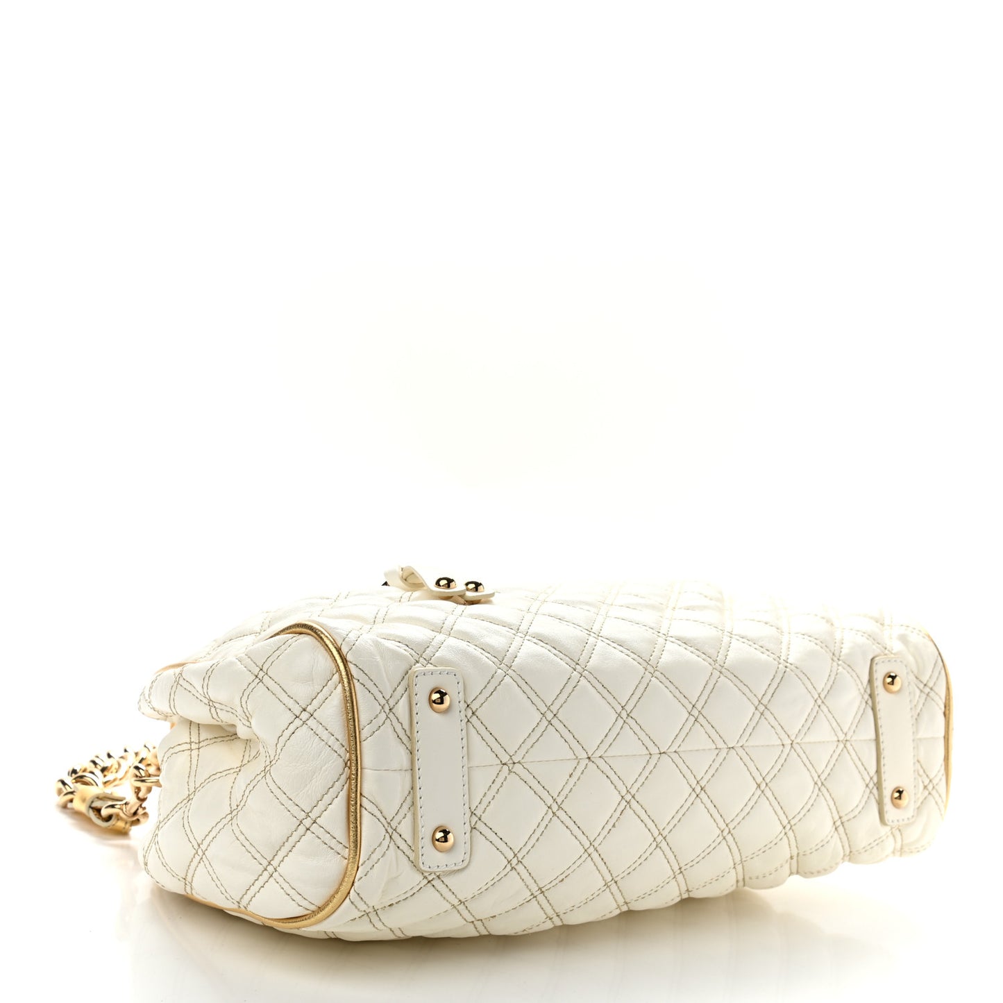 Calfskin Quilted Stam Ivory