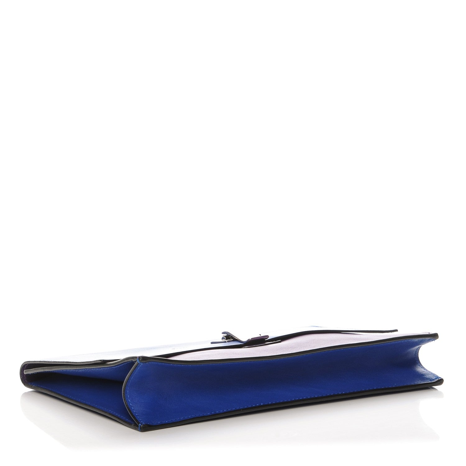 Proenza Schouler Lambskin Small Lunch Bag Clutch Royal Blue Veruca Salt 4 of 8