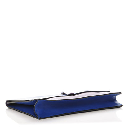 Proenza Schouler Lambskin Small Lunch Bag Clutch Royal Blue Veruca Salt 4 of 8