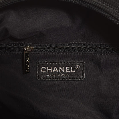 Chanel Coated Canvas Paris Biarritz Hobo Black 6 of 7